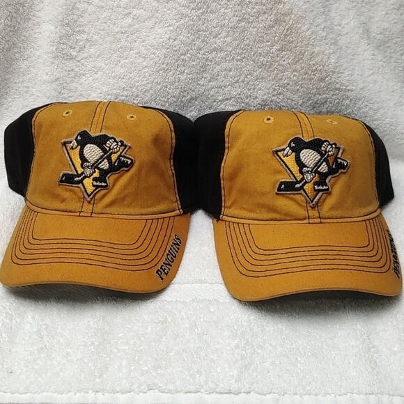 CCM Pittsburgh Penguins Sliderback Destructed Hat - New - Picture 9 of 9